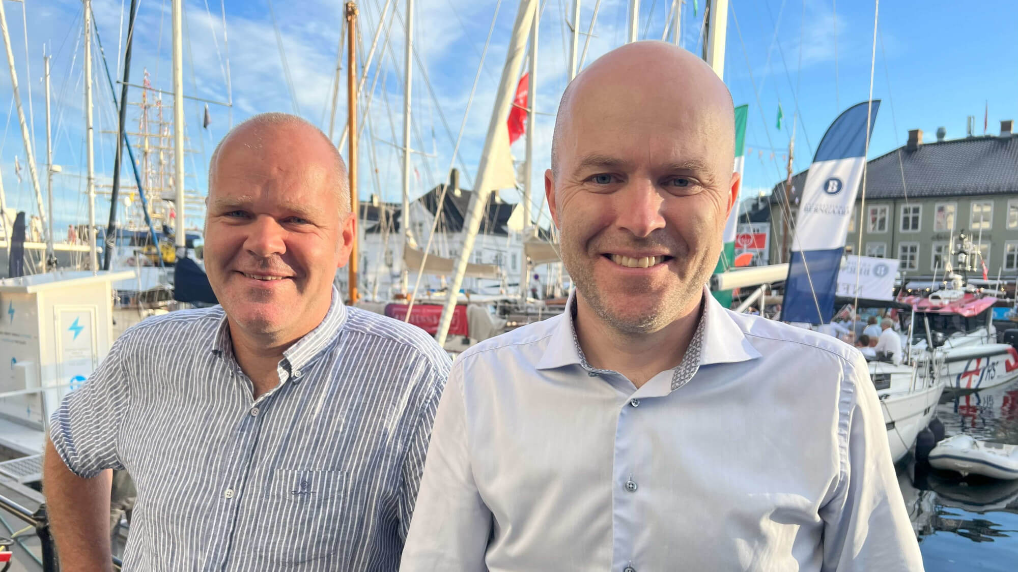 Rolf Iver Mytting Hagemoen og Bård Baardsen i Norsk Varmepumpeforening